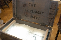 The Ten Plagues of Egypt was one of the works displayed by artist Diane Cassidy