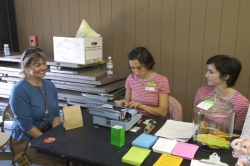 Nanette Wylde  with the Susan O'Malley Research team