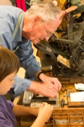 San Jose Printers Guild typesetting demo