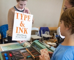 San Jose Printer's Guild printing demo