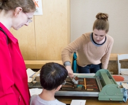 San Jose Printer's Guild printing demo