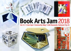 2018 Book Arts Jam Postcard