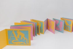 Insiya Dhatt - Alphabet & Animal cut out accordion book